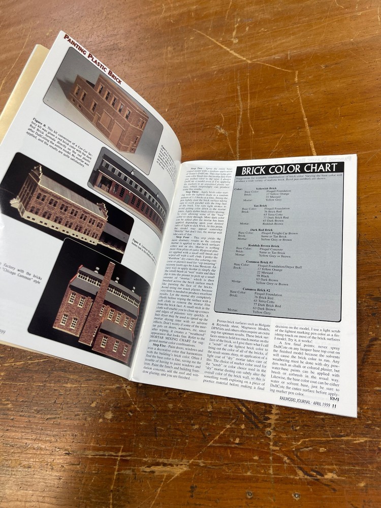 Railmodel Journal ~ April 1999 ~ Volume 10, No. 11 ~ Modeling from the Prototype