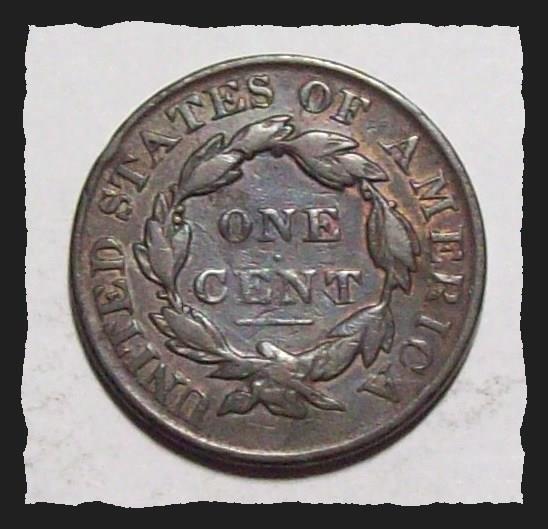 1827 Coronet Head Large CENT Difficult Date ORIGINAL Sharp Fine+/ VF #22C74