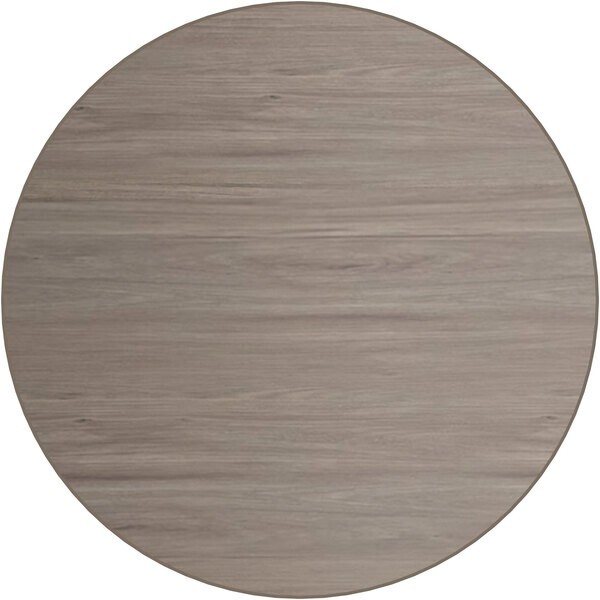 36'' Round Restaurant Table Top with Ash Laminate Top Finish
