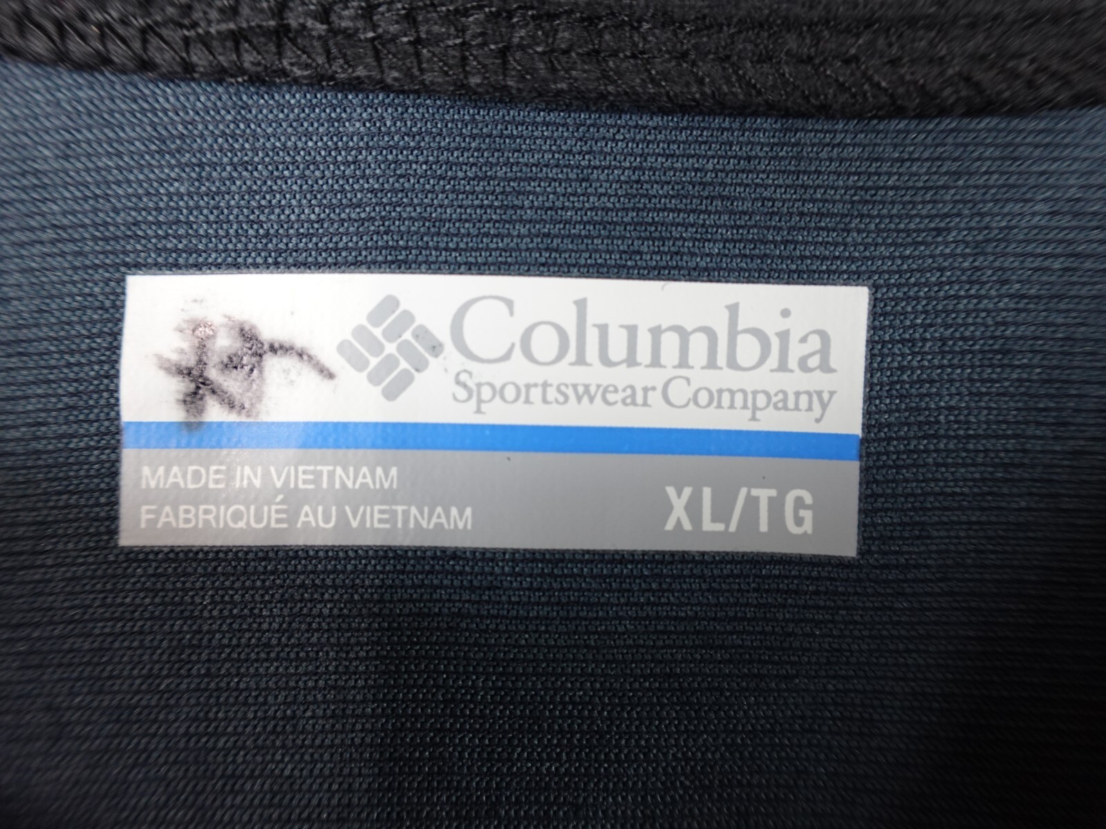 Men's Columbia Mountain Tech 1/2 Zip L/S Shirt Dark Teal Blue Sz XL New With Tag