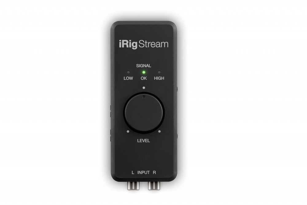 IK Multimedia iRig Stream stereo audio interface for iPhone/iPad and Android