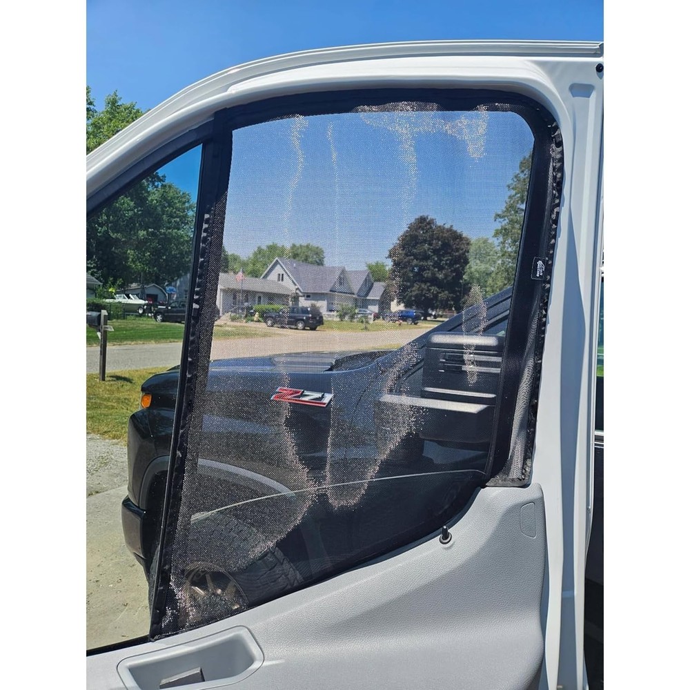 Bug Screens (Pair) for 2015-Current Ford Transit Van,Front Door Window Screen...