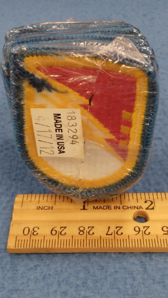 BUNDLE OF 20 - 38th CAVALRY REGIMENT 3rd SQUADRON FLASHES - NEW