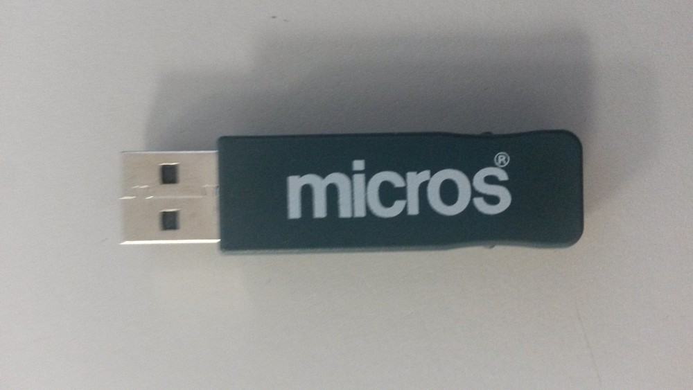 MICROS E7 SOFTWARE LICENSE KEY 100074-279 = USB DONGLE