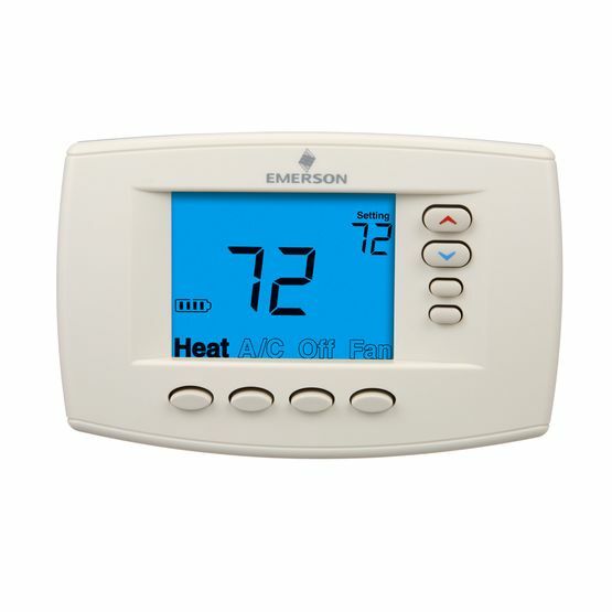 Emerson White-Rodgers 1F95EZ-0671 Blue Easy Reader Programmable Thermostat 4H/2C