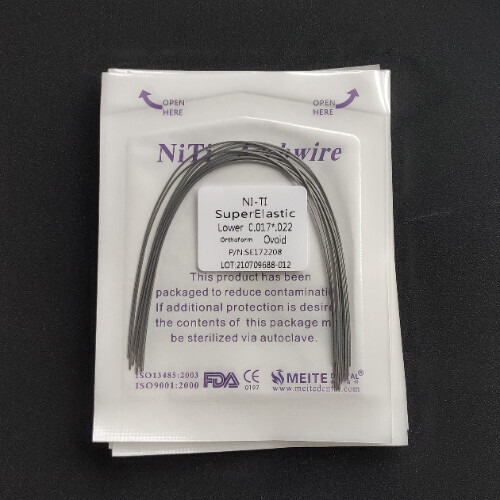 10Pcs Dental Super Elastic Niti Arch Wire Rectangular Bows Arcs Natural Form