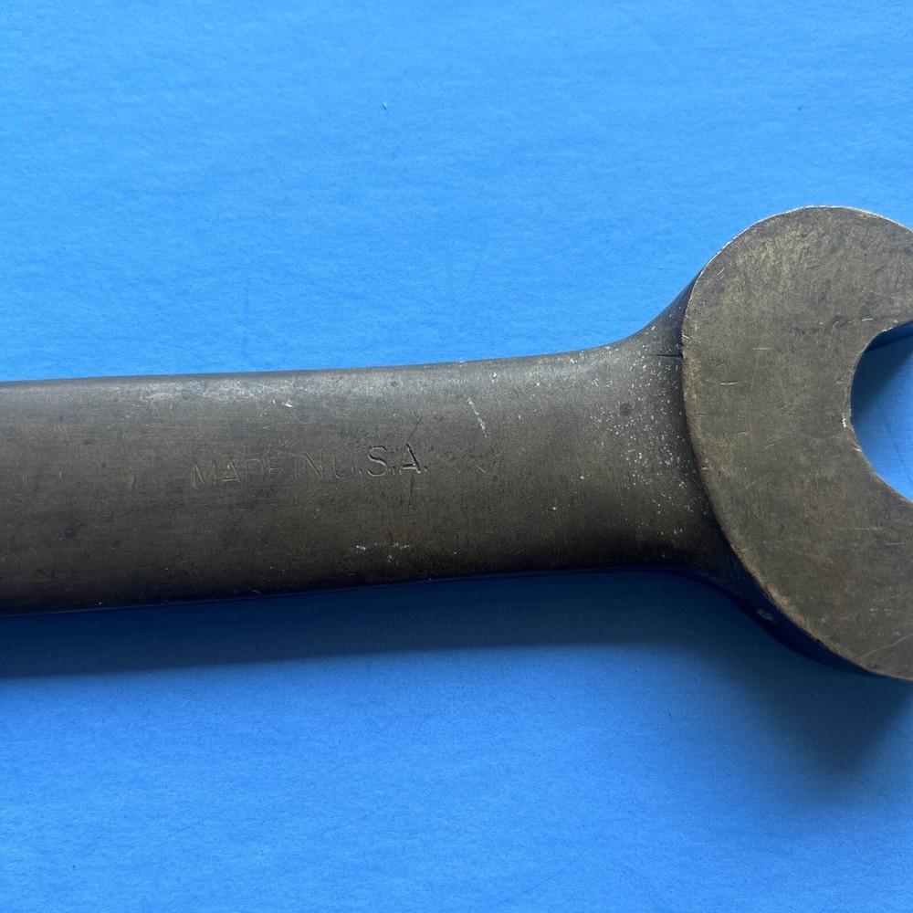 Antique Ampco Solid Brass wrench 14” long See Pics For Wrench Size
