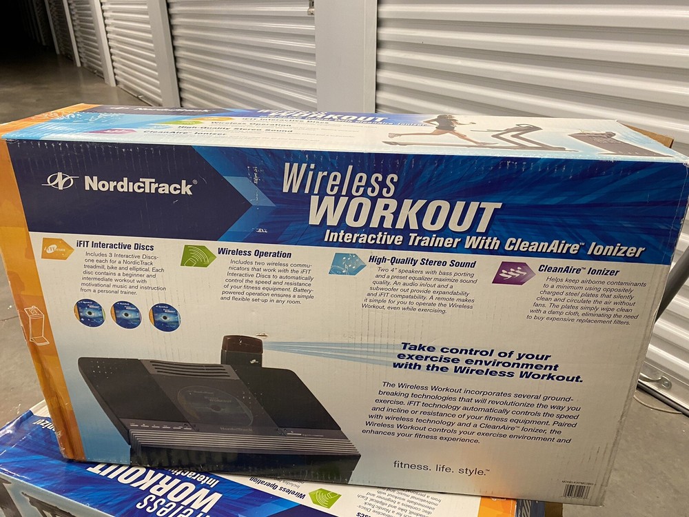 NordicTrack Wireless Workout Interactive Trainer with CleanAire Ionizer NTMC2993