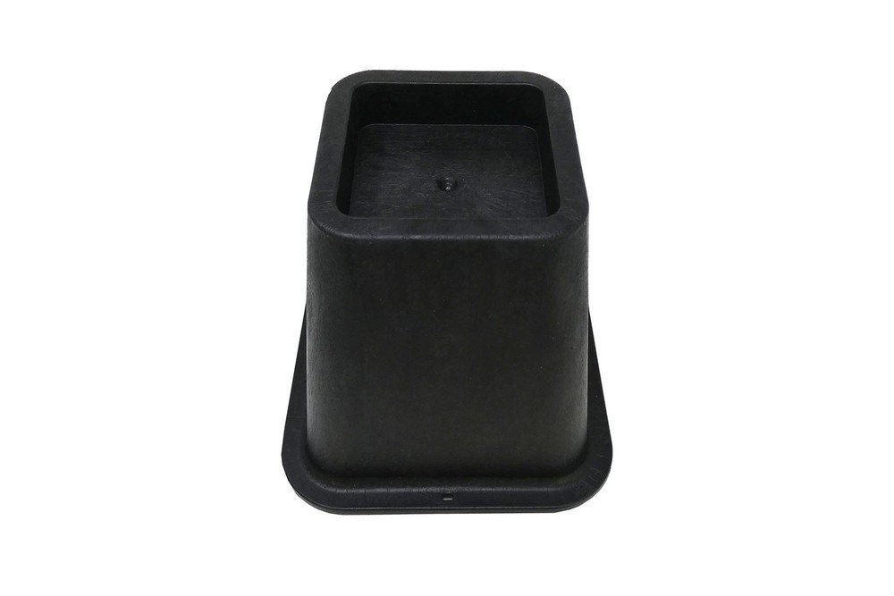 Hardware 9523 6-Inch Molded Bed Risers, Black Finish, 4-Count