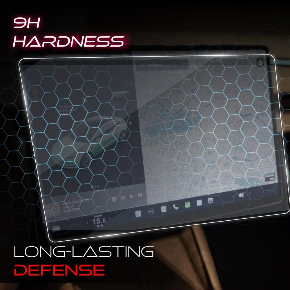 Tempered Glass Screen Protector, Compatible with Tesla Model 3 (2017-2023), a...