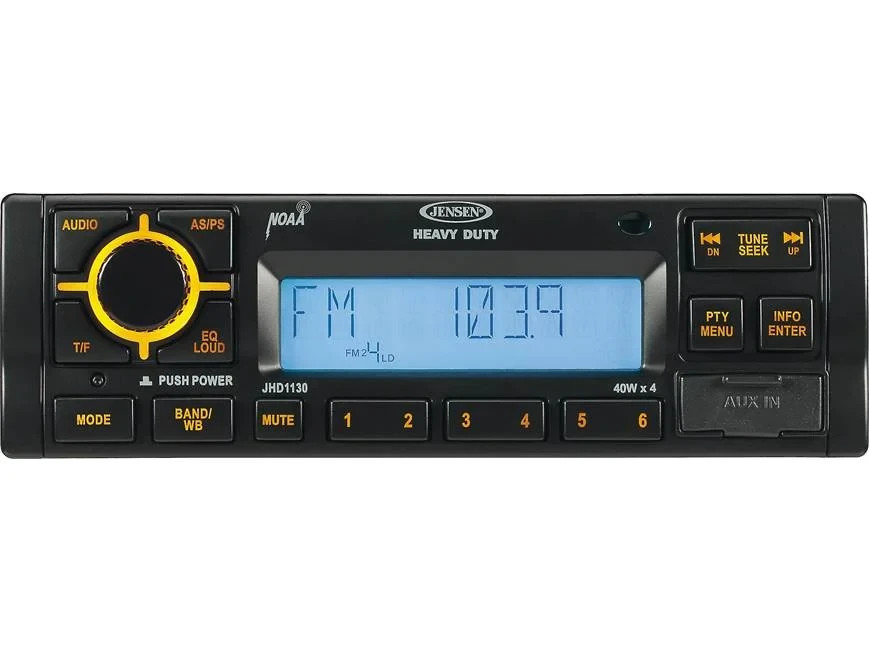 Jensen JHD1130 Heavy Duty AM/FM/RBDS/WB Stereo