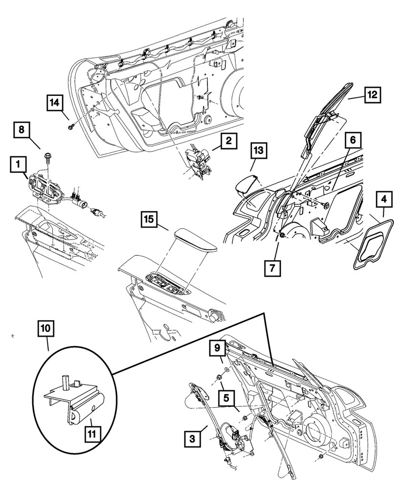 Genuine Mopar Handle Cover Right TR32MX3AB
