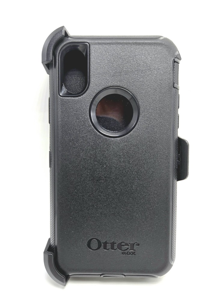IPhone X / Xs Case - Black Otterbox Defender - Wireless Charging Compatible