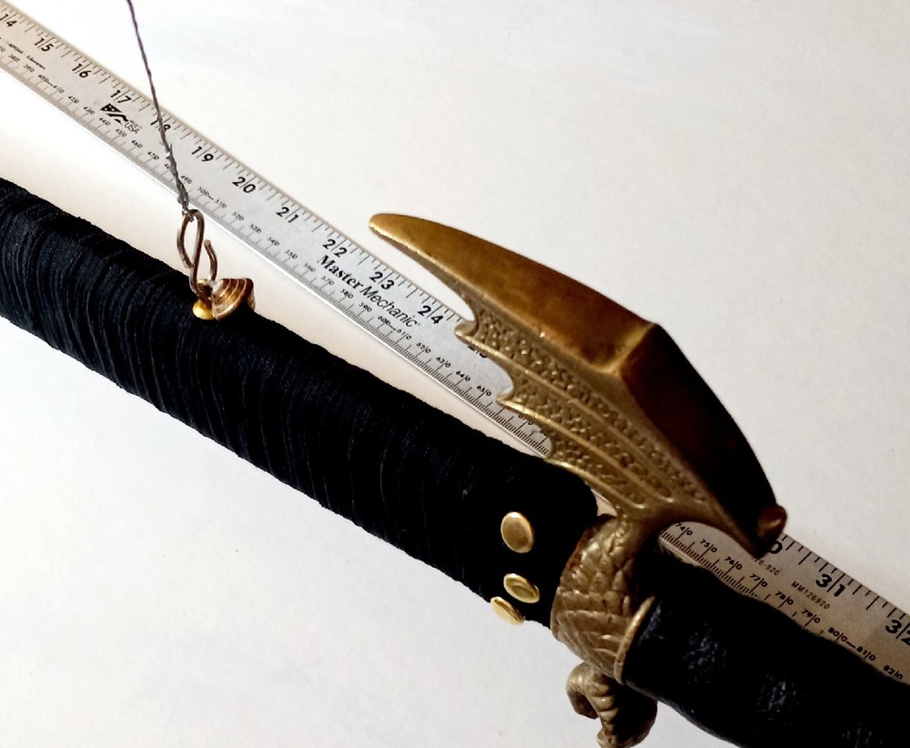 Custom Kirikana Sword 39 " Blade 25.5" - Solid Brass - See Description