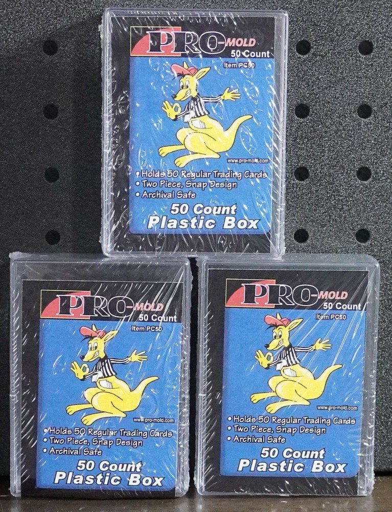 (3) 50 Count Storage Snap-Boxes Pro-Mold NEW Unused
