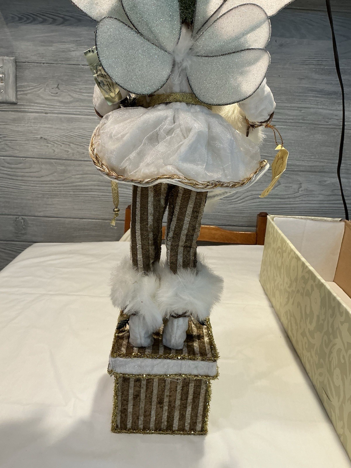 Mark Robert’s Snow Owl Fairy 22” Stocking Holder Very RARE!