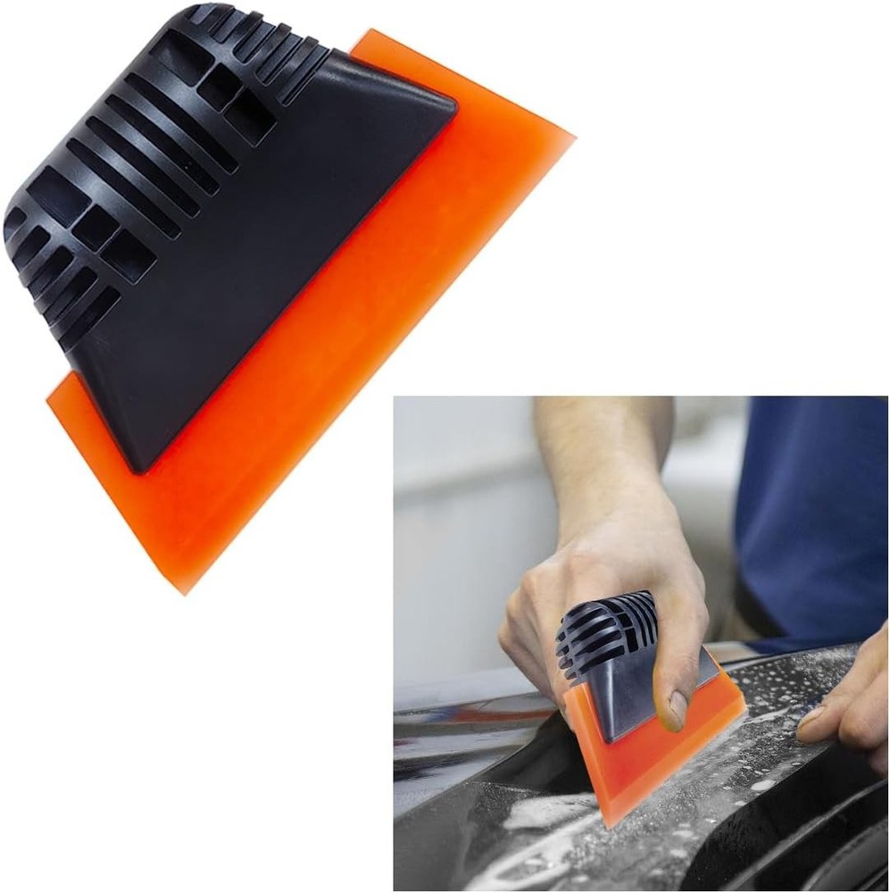 Small Squeegee, PPF Window Tint Squeegee, Rubber Non-Slip Handle Tint Squeegee,