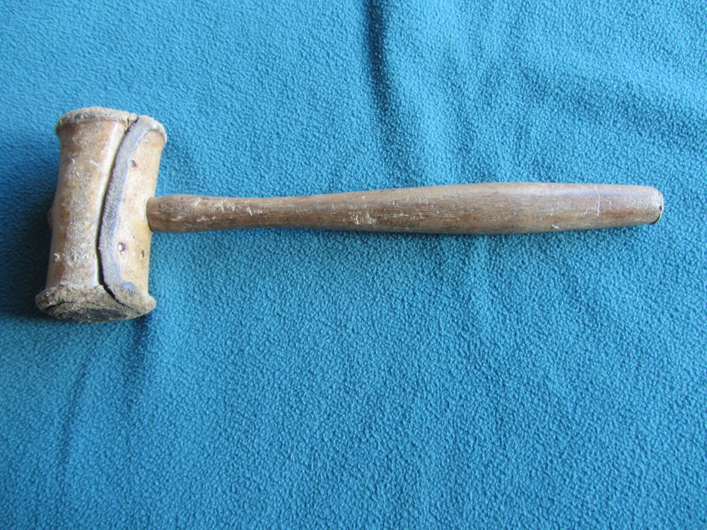 Vintage Engineer’s Rawhide Mallet – Good Usable Condition