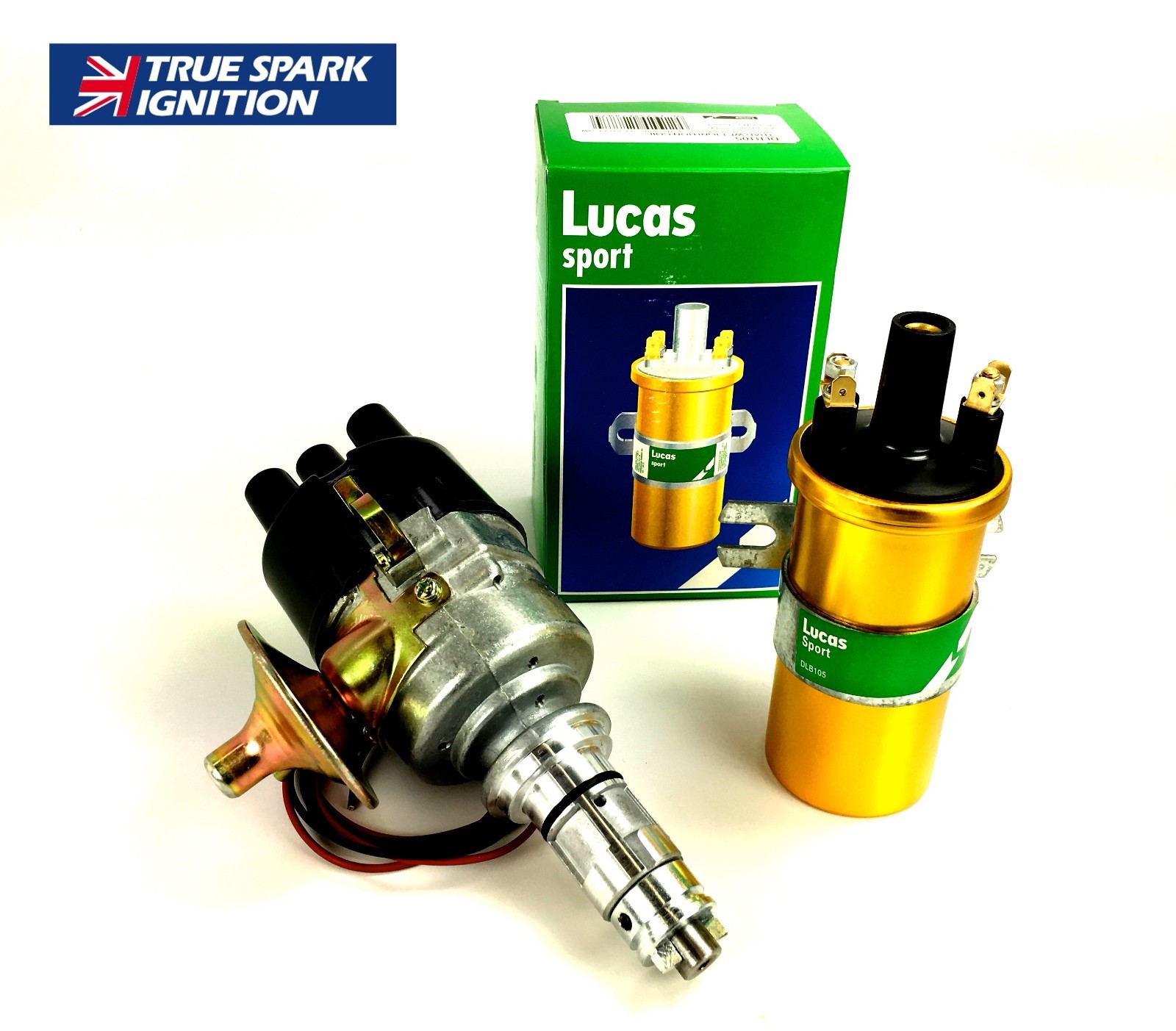 New 45D Electronic Ignition Distributor for MGA MGB 1955-1980 With Sport Coil