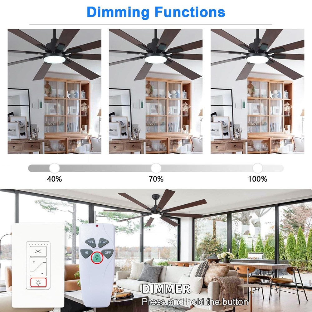 Ceiling Fan Remote Control Kit, Universal Ceiling Fan Remote Control Kit, Cei...