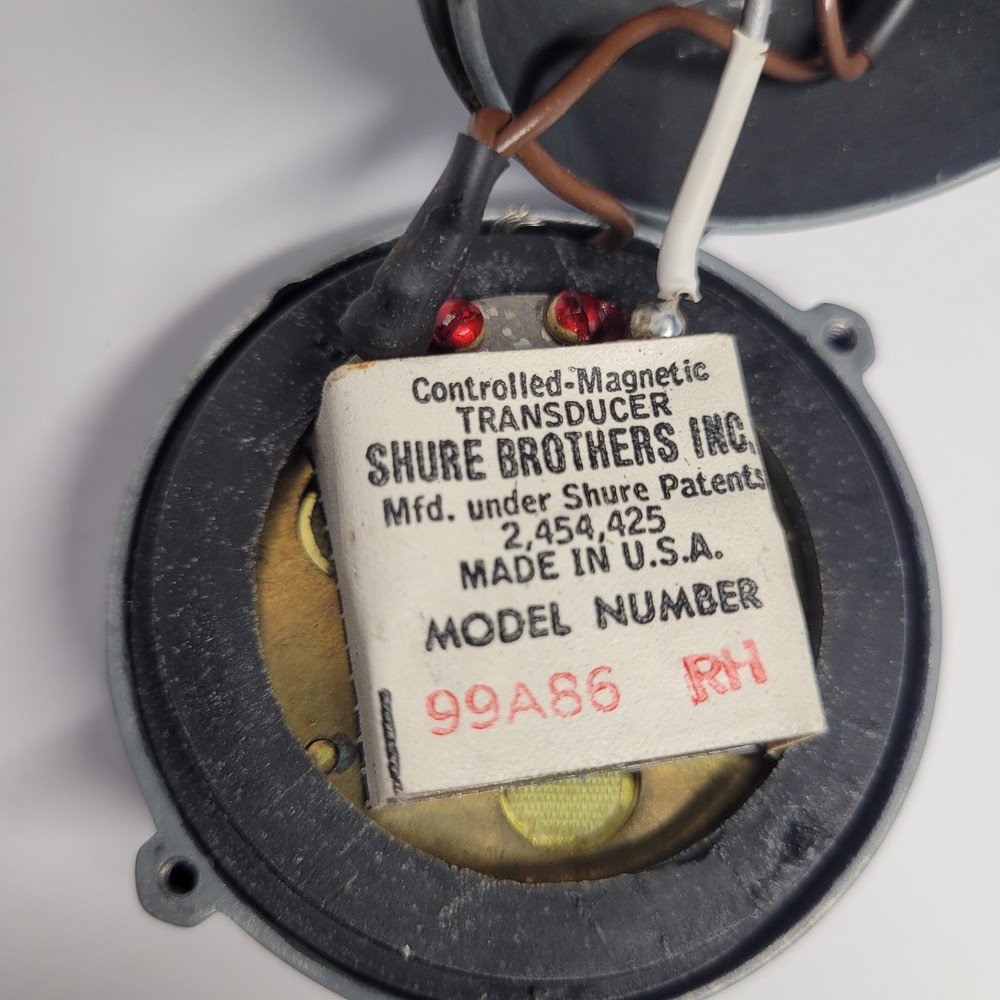 Vintage Astatic/Shure Harmonica Microphone- Harp Mic - Custom