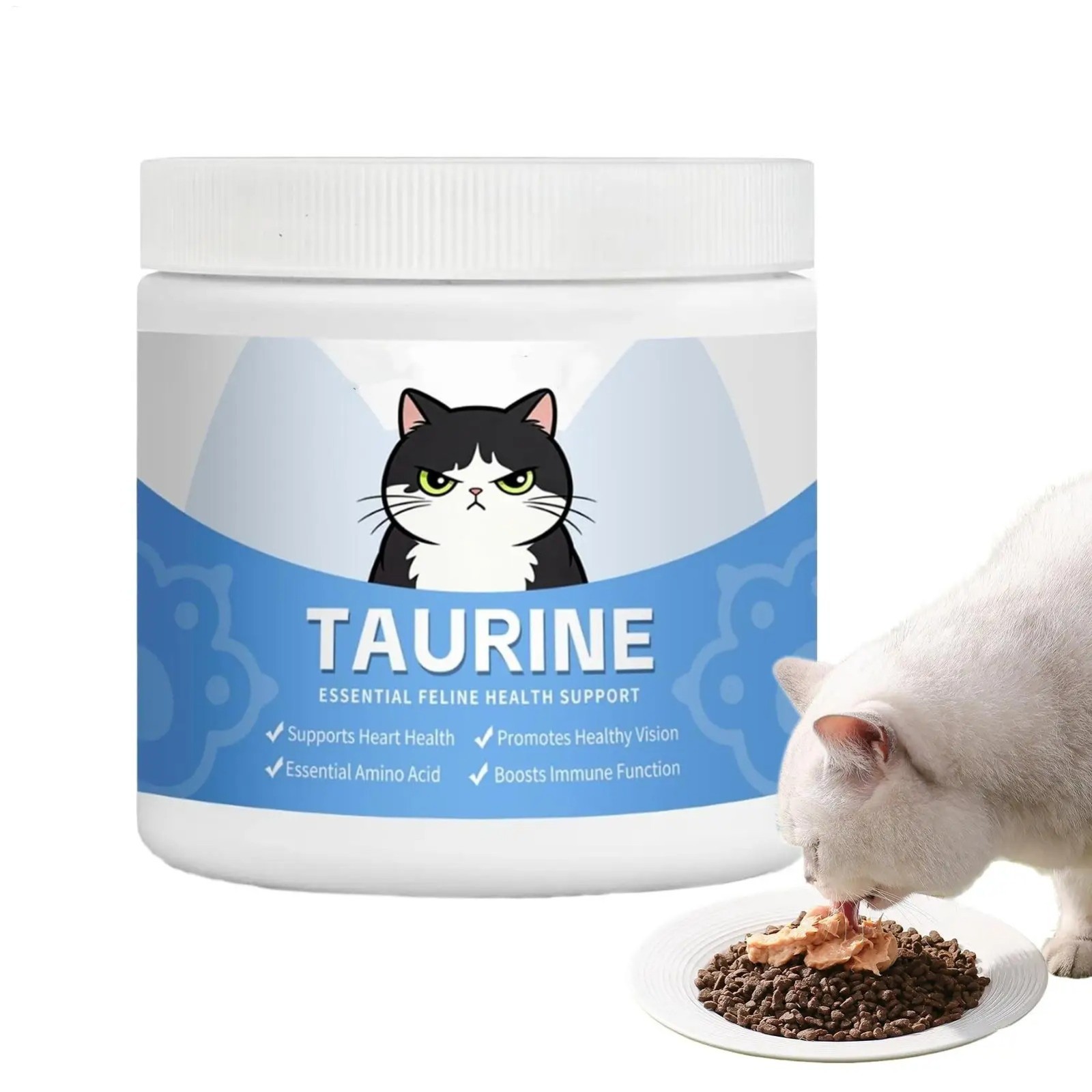 Kitty Supps Taurine for Cats, Kittysupps Taurine Supplement Immune Support