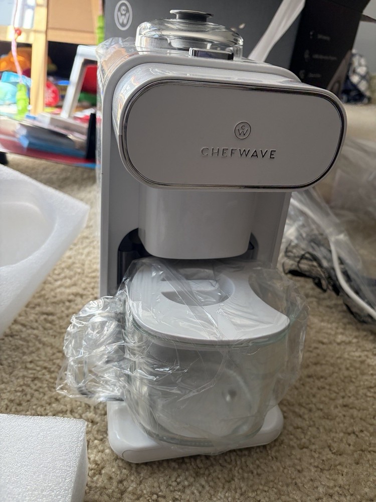 CHEFWAVE Milkmade Non-Dairy Milk Maker White 6 Programs Self-Cleaning