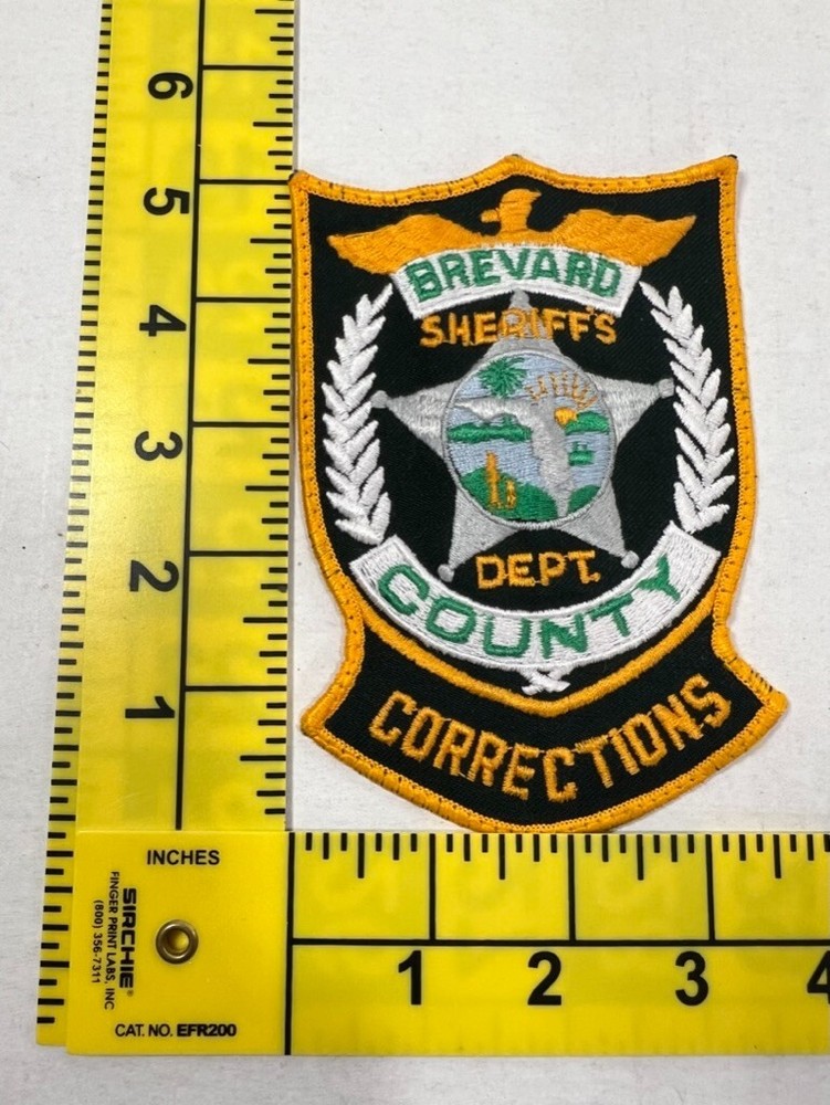 Brevard Sheriff's Department Corrections Shoulder Patch vintage old Florida