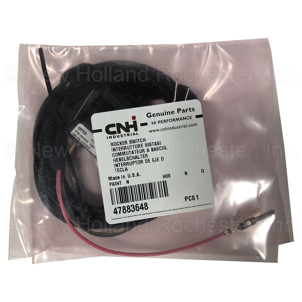 New Holland Rocker Switch Part # 47883648