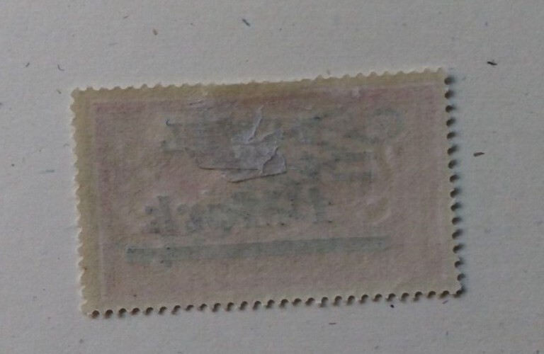 Memel Airmail Stamp, 1922, sc#C10, Mint, Hinged, OG