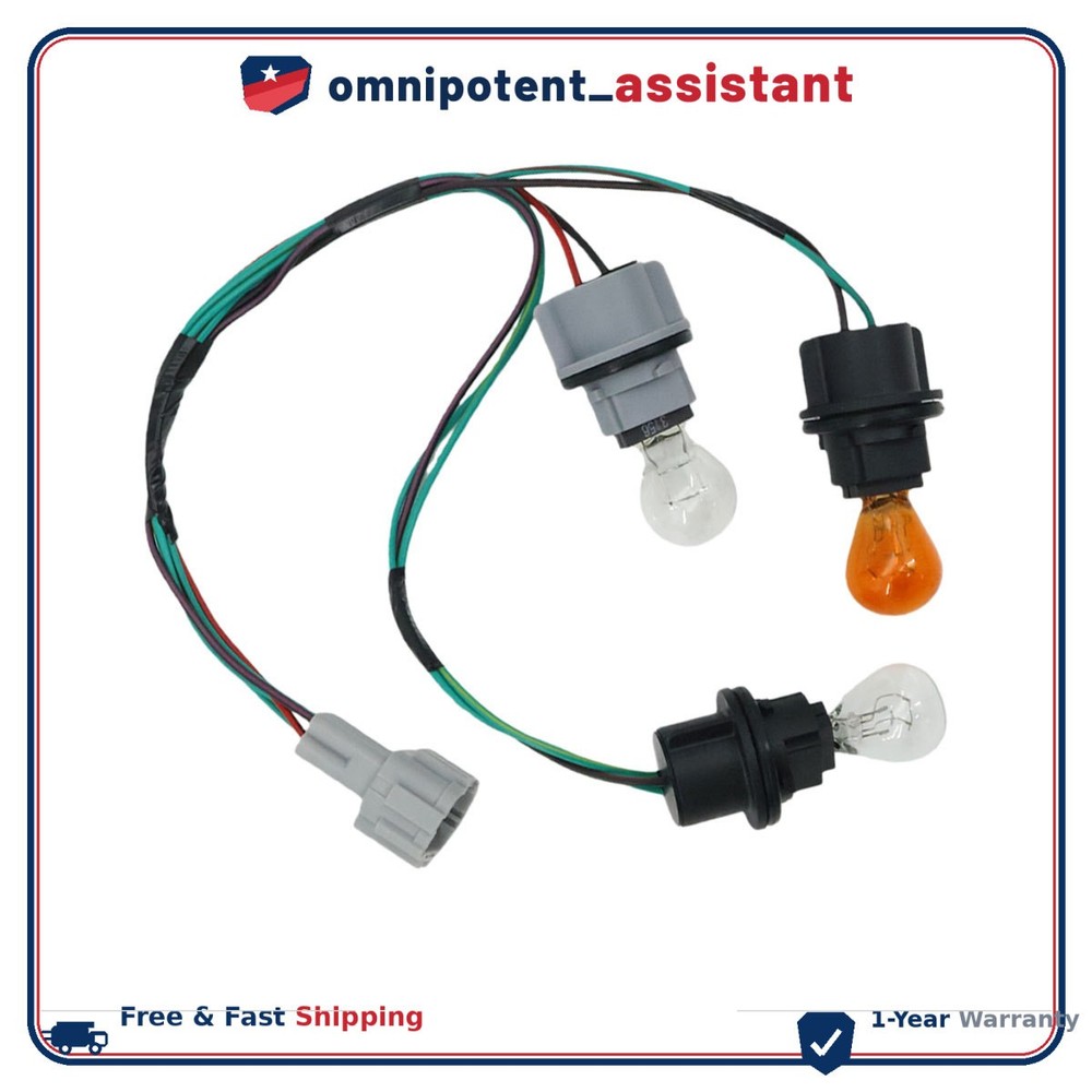 Socket & Wire Tail Light Wiring Harness For Nissan Frontier 1998-2002