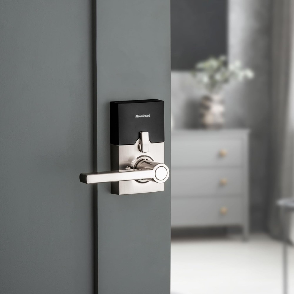 Kwikset SmartCode 917 Keypad Keyless Entry Lever Lock Satin Nickel SmartKey Secu