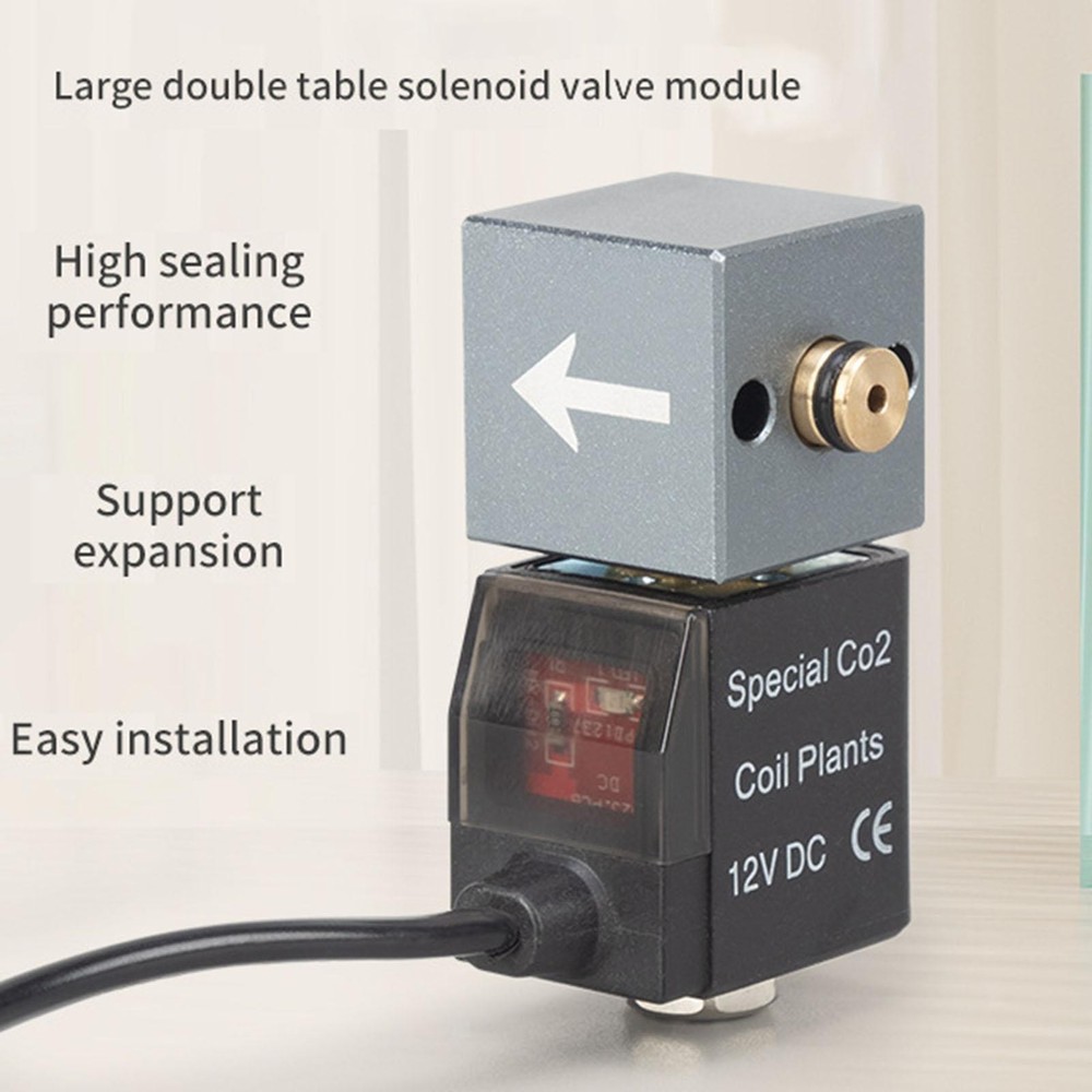 Electric CO2 Valve Fishtank Replacement Part Easy to Install High Performance DC