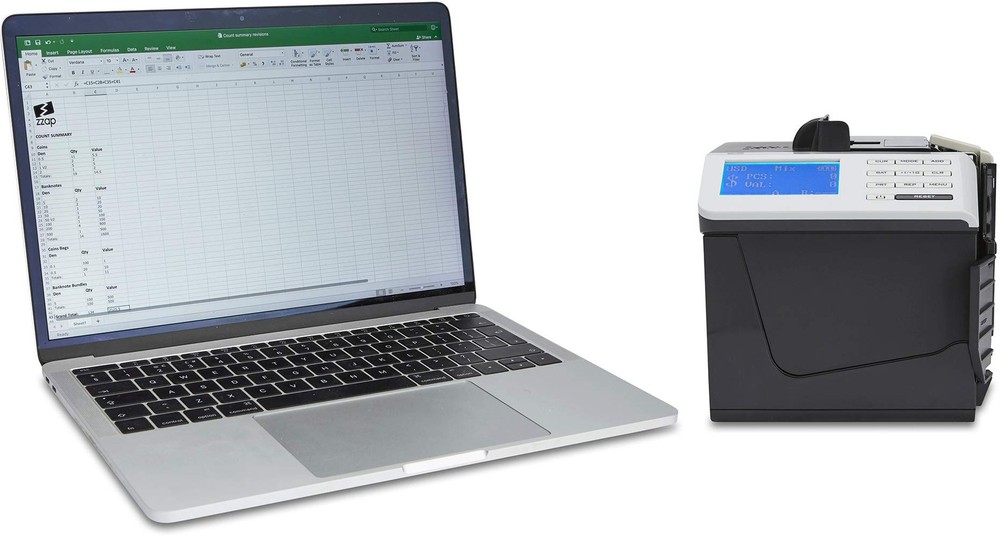 ZZap D50i Mixed Denomination Bill Counter & Counterfeit - Machine CIS Value