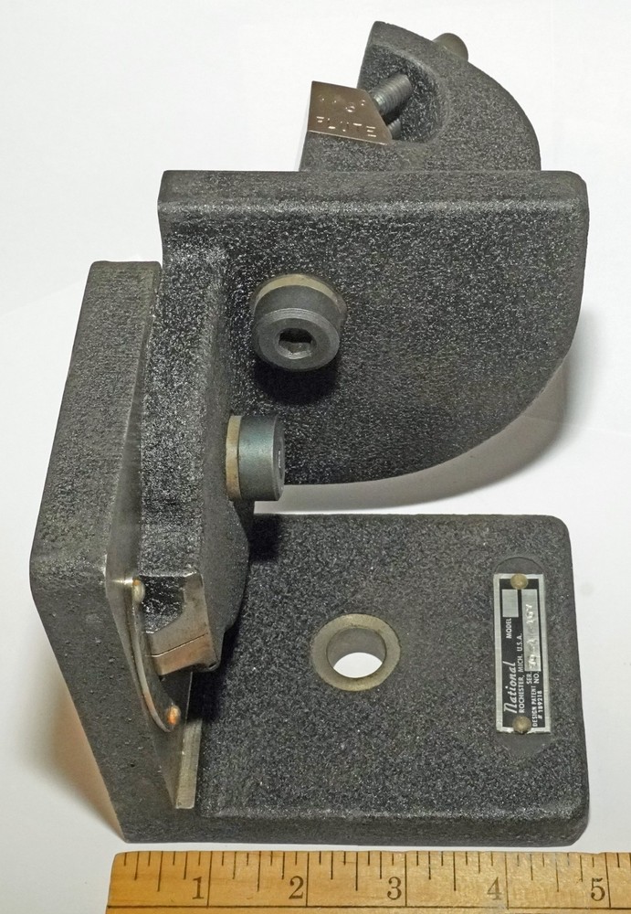 National Rochester Drill Bit Sharpening Fixture — Complete Set with Case
