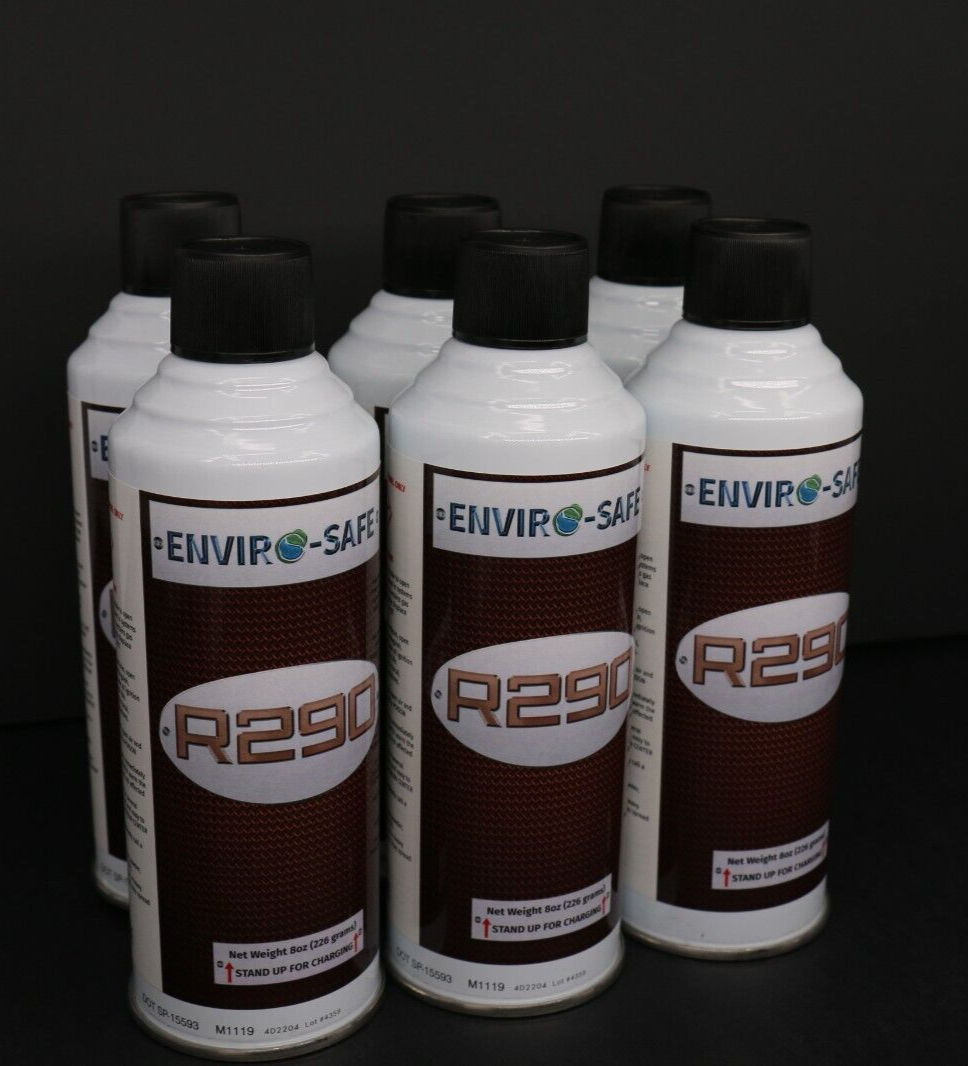 Envirosafe R290 Refrigerant, 6 cans/R290