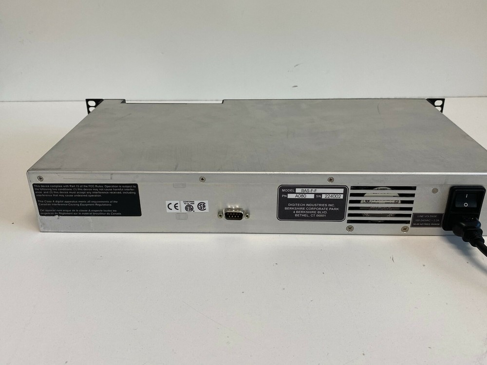 Digitech Remote Analysis System RAS-F-F