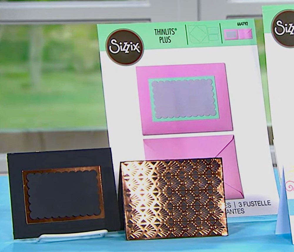 Sizzix Thinlits Plus 3pc Envelope Essentials #664792 Retail $34.99 Big Shot Plus