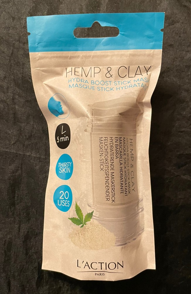 L'Action Hemp & Clay Hydra Boost Stick Mask
