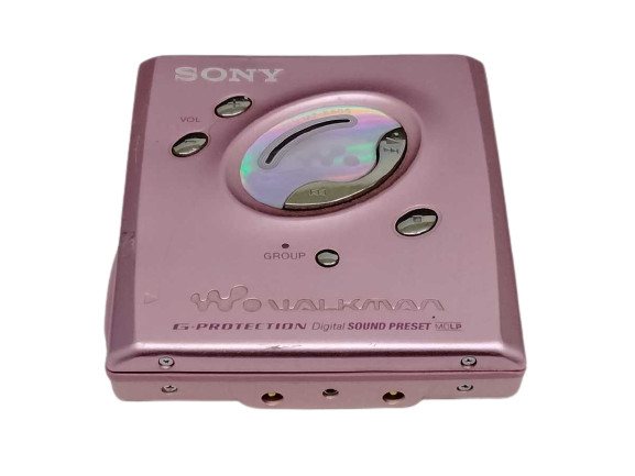 Sony MZ-E505 Walkman Portable MD Player Pink Good