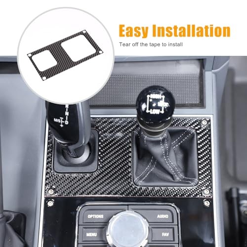 Center Control Shift Knob Panel Sticker Cover Compatible with INEOS Black