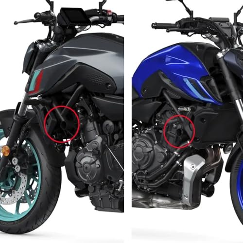 Motorcycle Frame Sliders Falling Crash Protector Guards Compatible With Blue