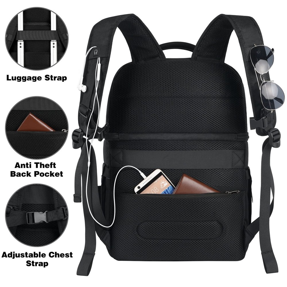 Cooler Backpack,Insulated Backpack Cooler Leakproof Double Deck Cooler Bag fo...