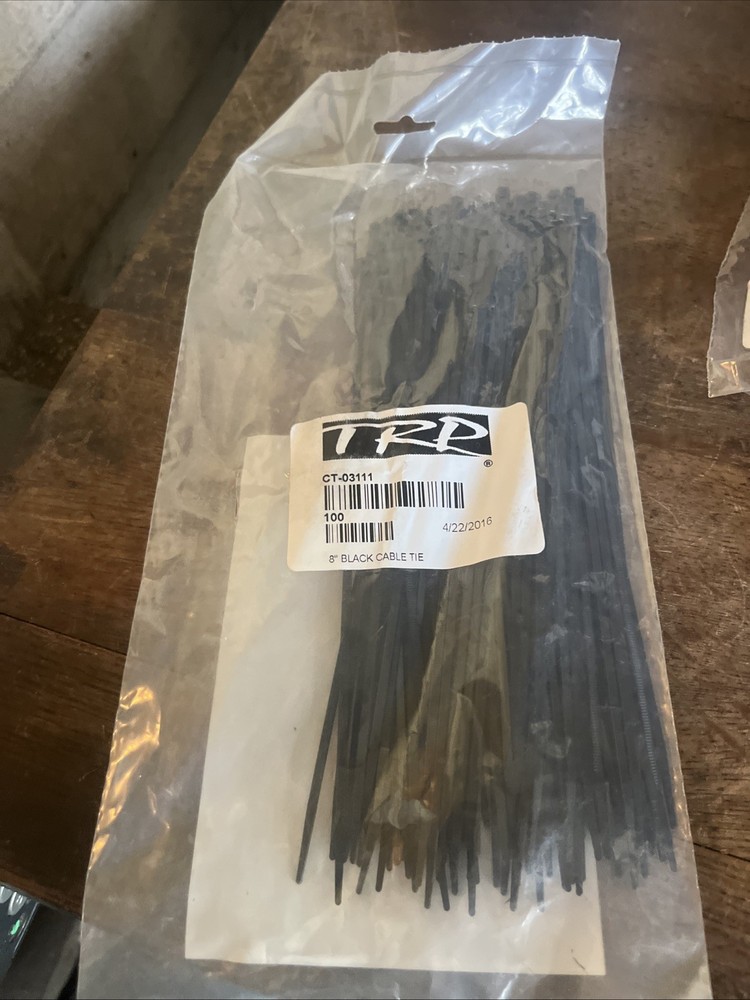 NOS TRP 100 Count 8” Cable Ties CT-03111