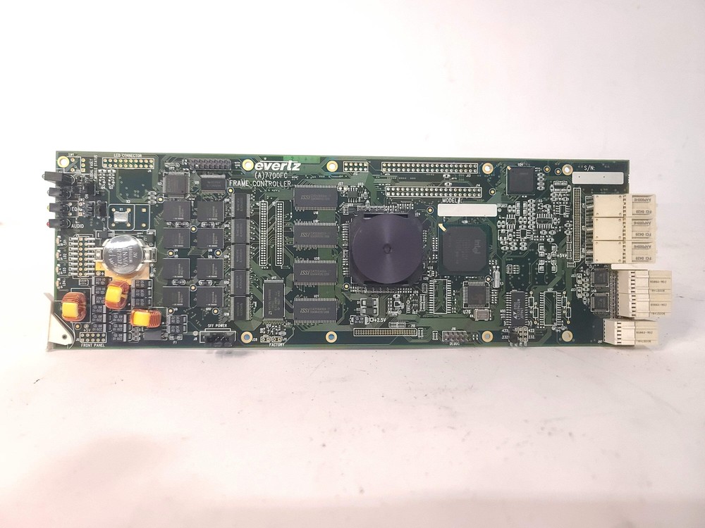 Evertz 7700FC VistaLINK Frame Controller w/ Backplane