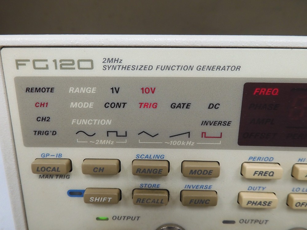 Yokogawa FG120 2MHz 2 Channel Function Generator - PR14