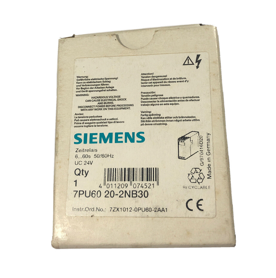 Siemens 7PU60 20-2NB30