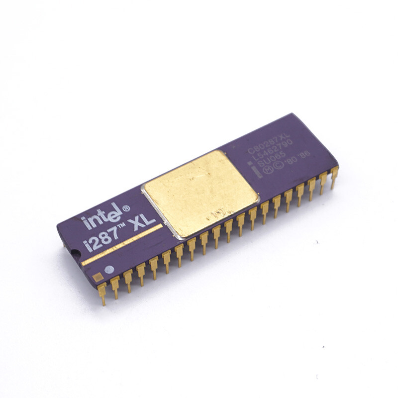 1PC Intel C80287XL i287XL Arithmetic Processor SBCDIP40
