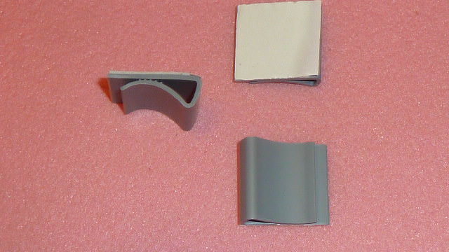 25PCS PANDUIT FCC-A-D8 Cable Mounting & Accessories width FLAT CABLE CLIP Gray