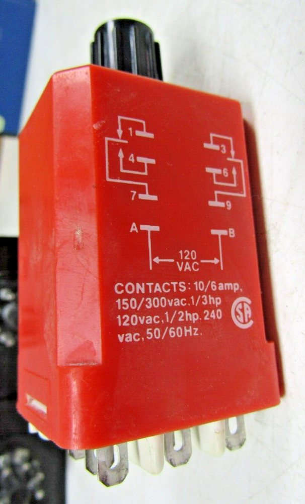 🔥 NCC 1.2-120 SECOND SOLID STATE TIMER 10 BLADE K1K-120-661